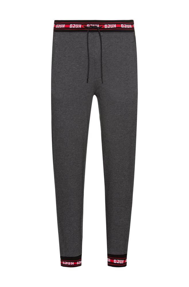 Hugo Boss Regular-fit trousers Mørke Grå | 4U94AVew