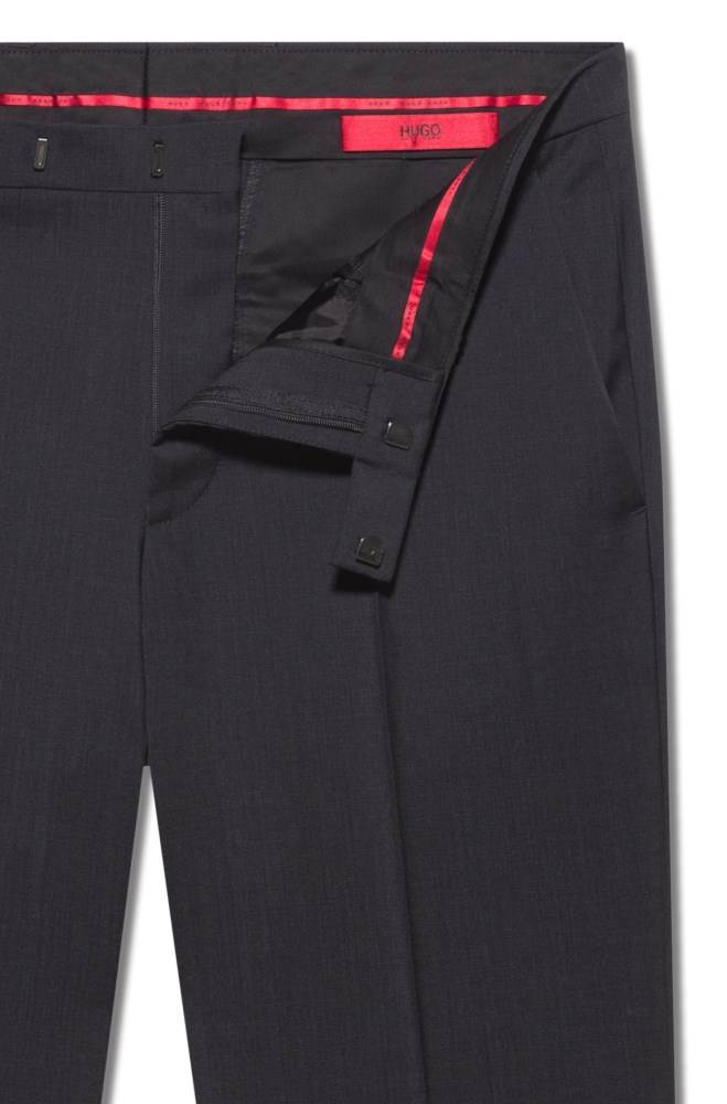 Hugo Boss Regular-fit trousers Mørke Grå | ZqiwzeyN