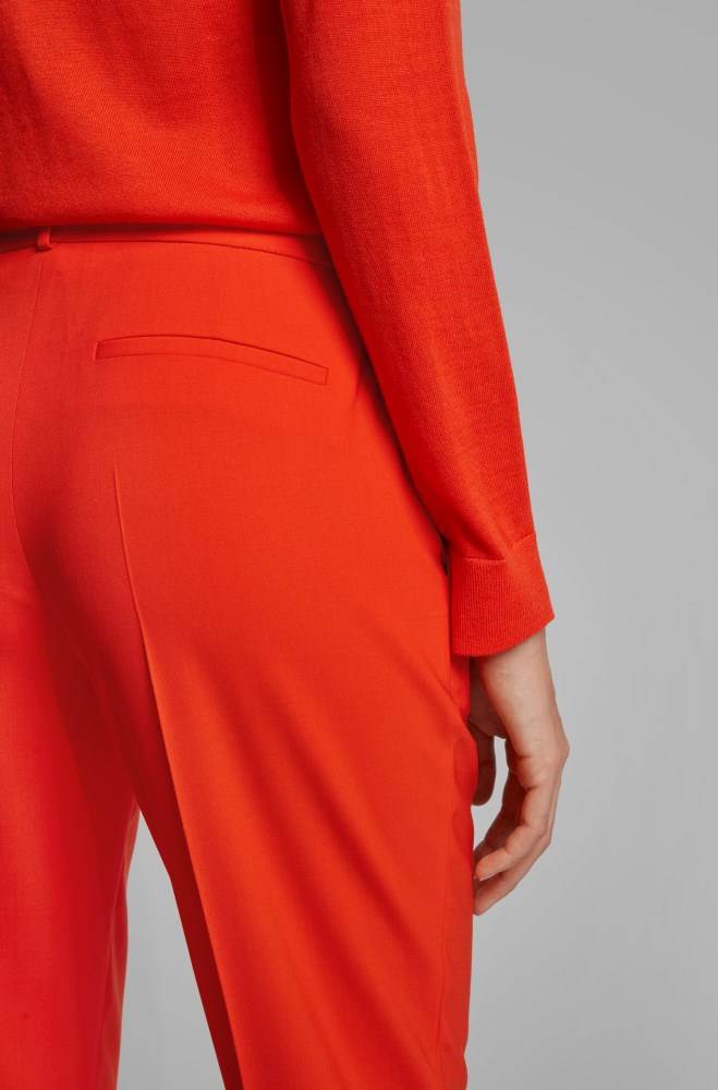 Hugo Boss Regular-fit trousers Oransje | ubOmMP6R