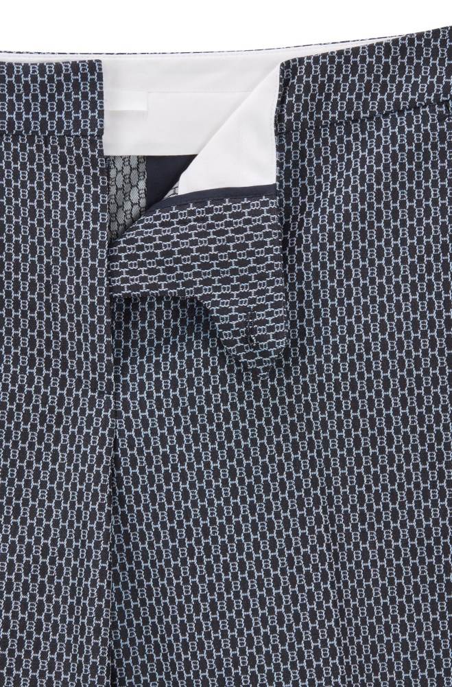 Hugo Boss Regular-fit trousers Patterned | 6ZMmbuQX