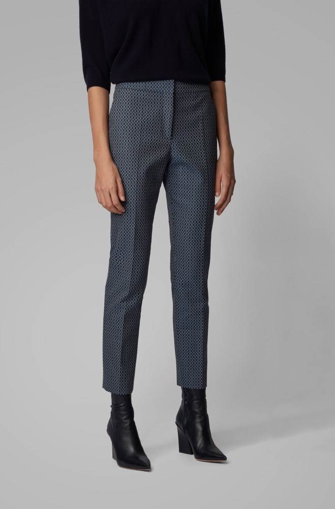 Hugo Boss Regular-fit trousers Patterned | 6ZMmbuQX