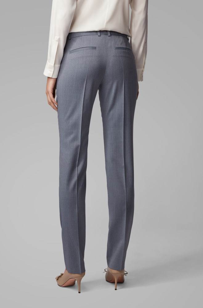 Hugo Boss Regular-fit trousers Patterned | C49Hnqup