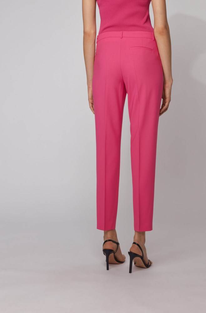 Hugo Boss Regular-fit trousers Rosa | 7rY9K3iX