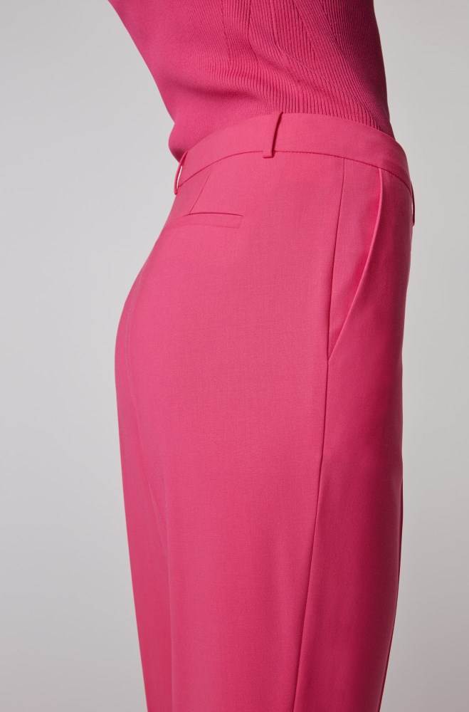 Hugo Boss Regular-fit trousers Rosa | 7rY9K3iX