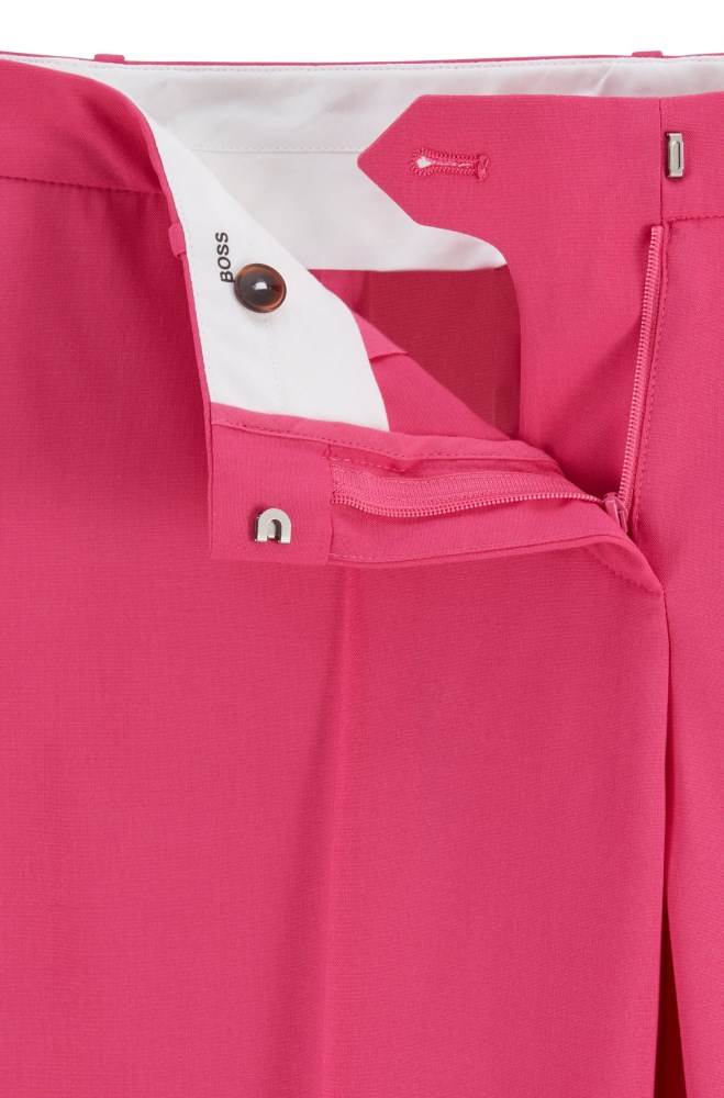 Hugo Boss Regular-fit trousers Rosa | 7rY9K3iX