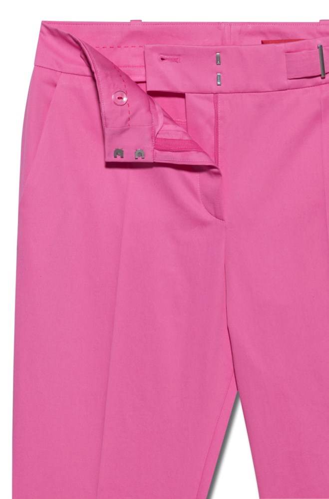 Hugo Boss Regular-fit trousers Rosa | eTMfu7aX