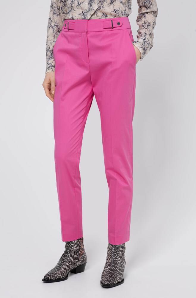 Hugo Boss Regular-fit trousers Rosa | eTMfu7aX