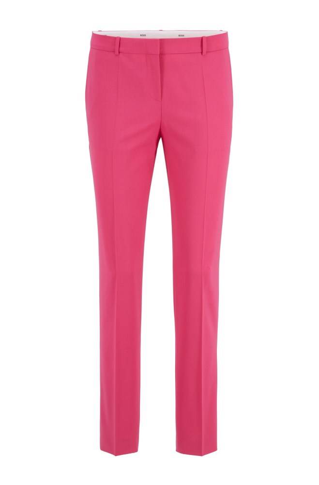 Hugo Boss Regular-fit trousers Rosa | xLYe6o0y