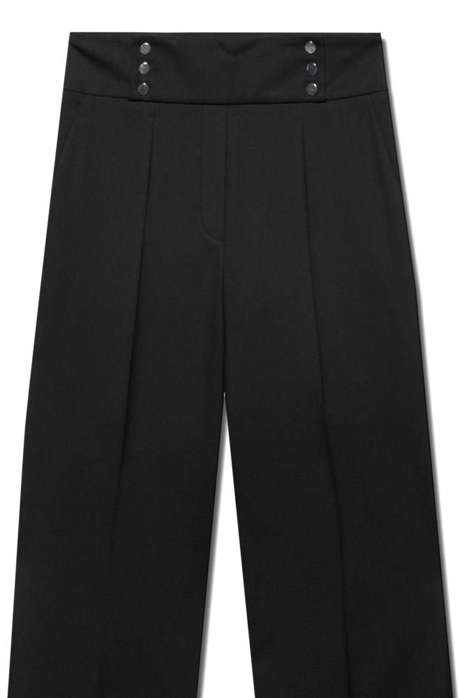 Hugo Boss Regular-fit trousers Svarte | HR0phNTS