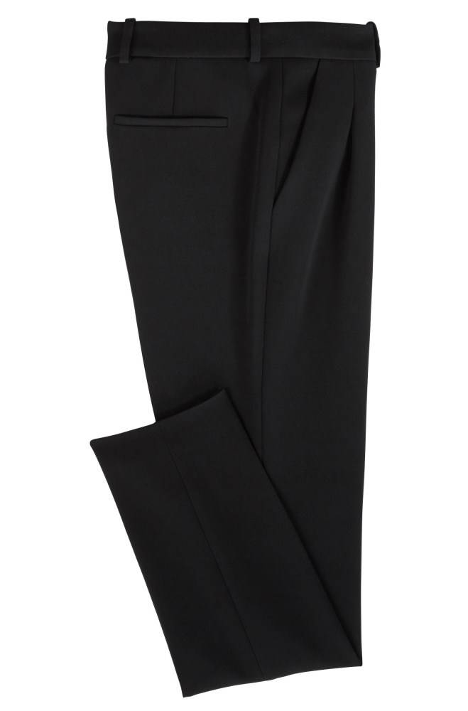 Hugo Boss Regular-fit trousers Svarte | aWmSj30p