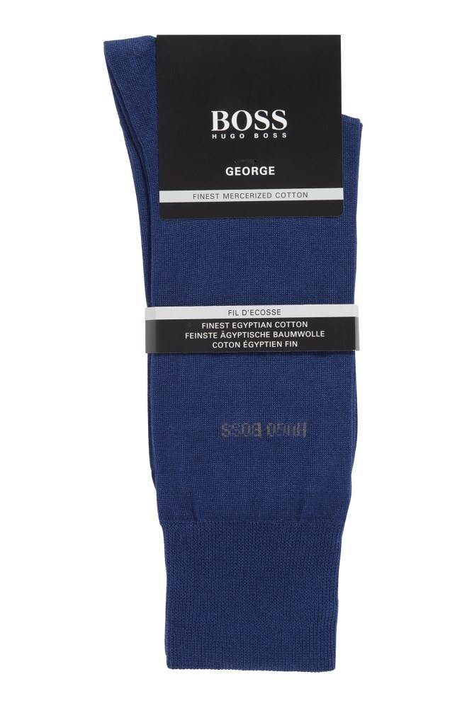 Hugo Boss Regular-length socks Lyse Blå | aQLAZFjy