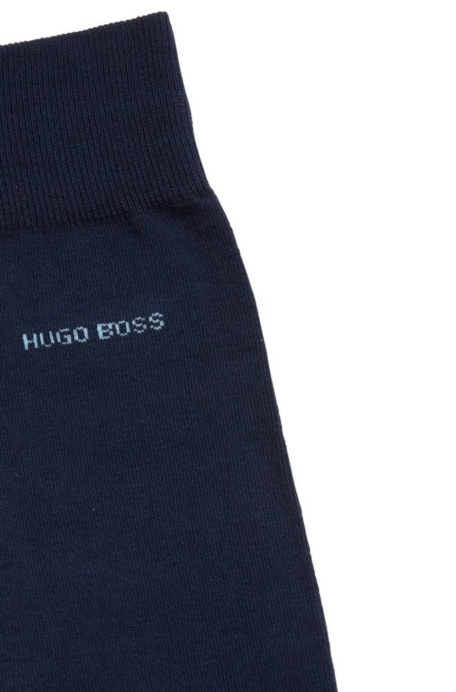 Hugo Boss Regular-length socks Mørke Blå | 3zu8V8lG