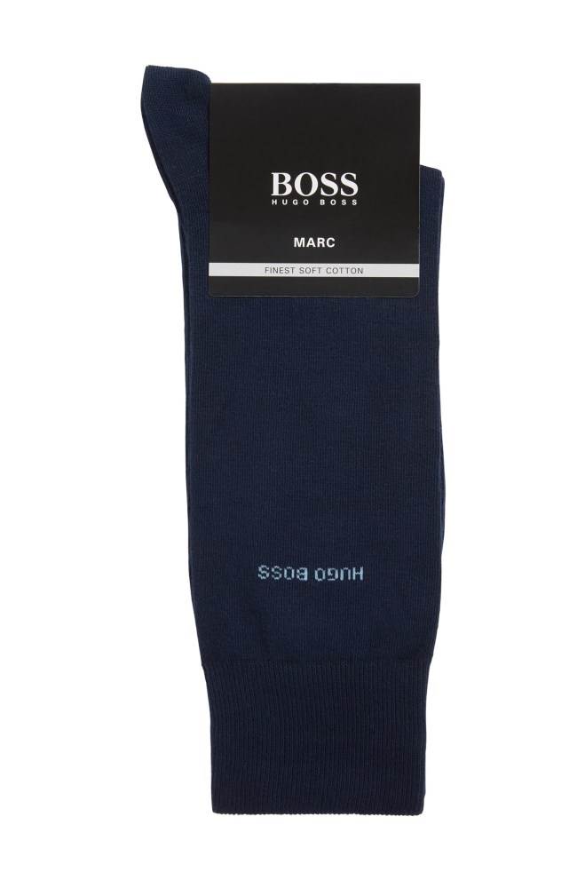 Hugo Boss Regular-length socks Mørke Blå | 3zu8V8lG