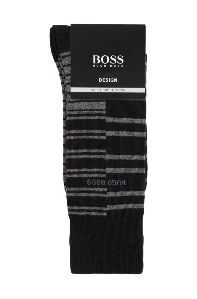 Hugo Boss Regular-length socks Svarte | 0yWW0lR7