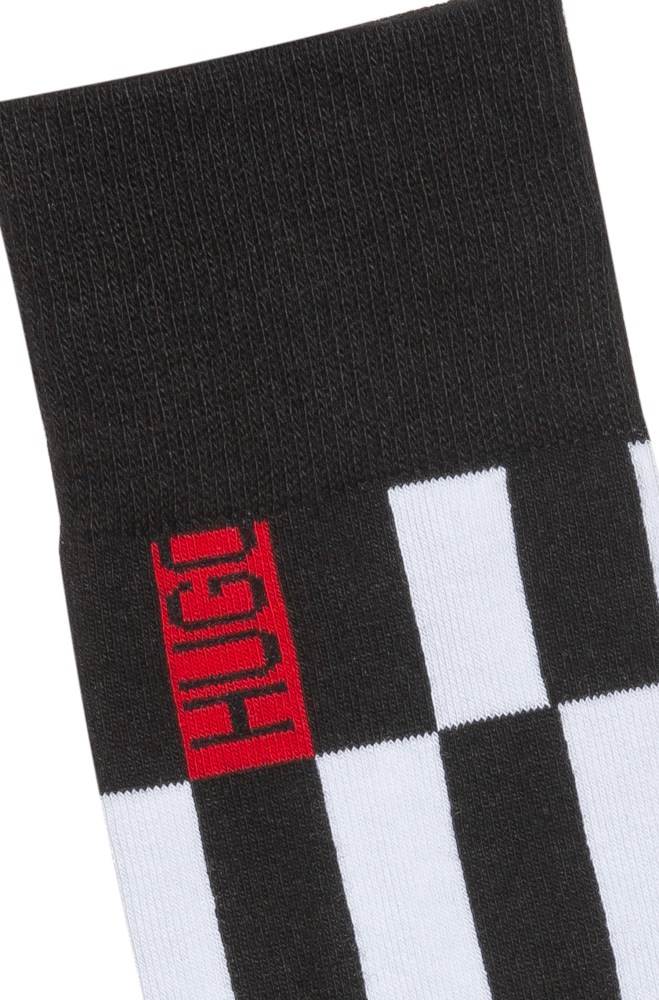 Hugo Boss Regular-length socks Svarte | qb5DS4BN