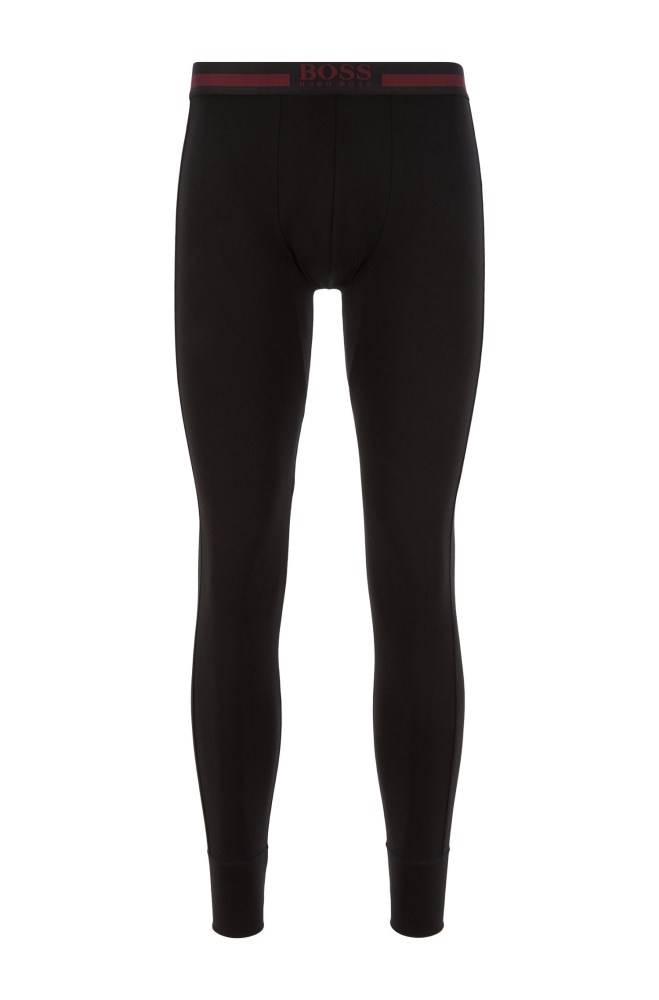 Hugo Boss Regular-rise long johns Svarte | k8EqJeua