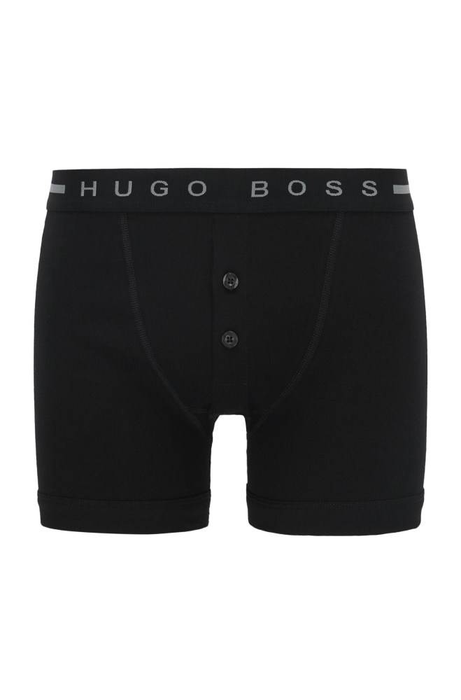 Hugo Boss Regular-rise trunks Svarte | 63qCUZX0