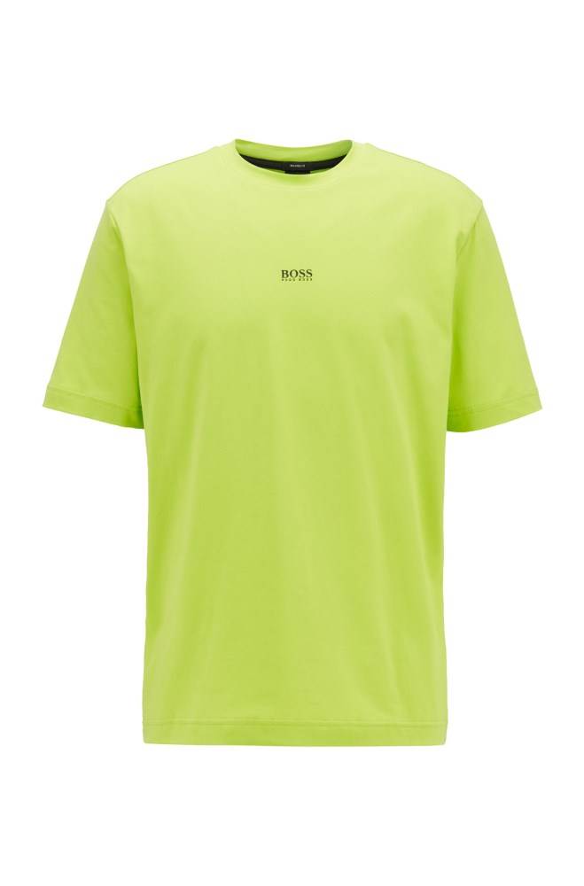 Hugo Boss Relaxed-fit T-shirt Gul | lwVZKSIf