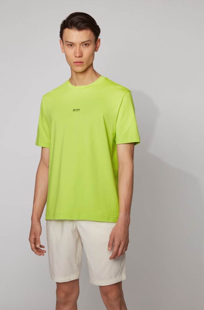 Hugo Boss Relaxed-fit T-shirt Gul | lwVZKSIf