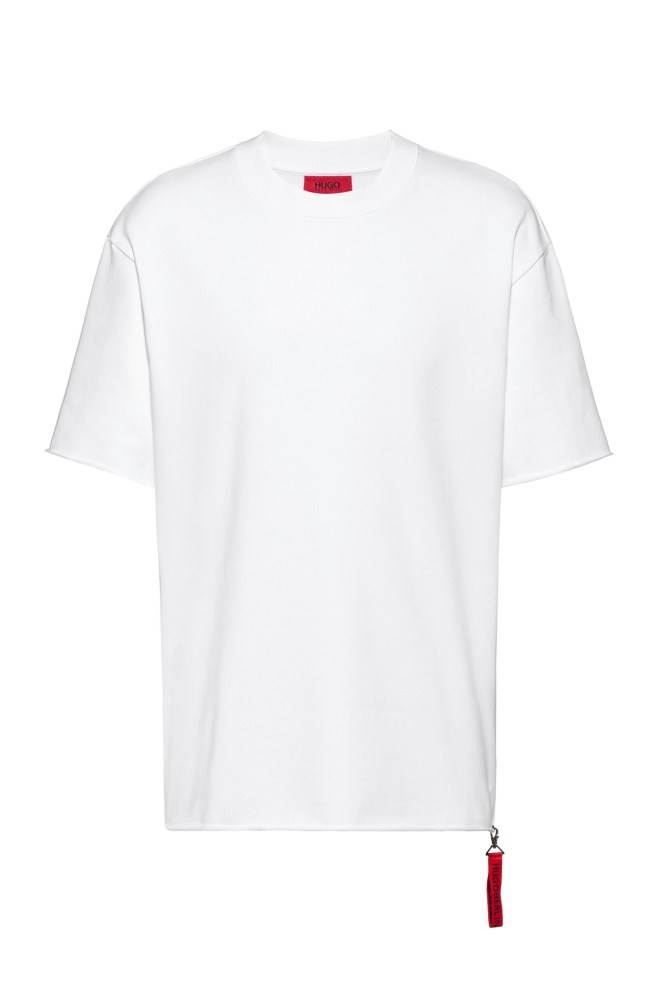 Hugo Boss Relaxed-fit T-shirt Hvite | 15eFpwAh