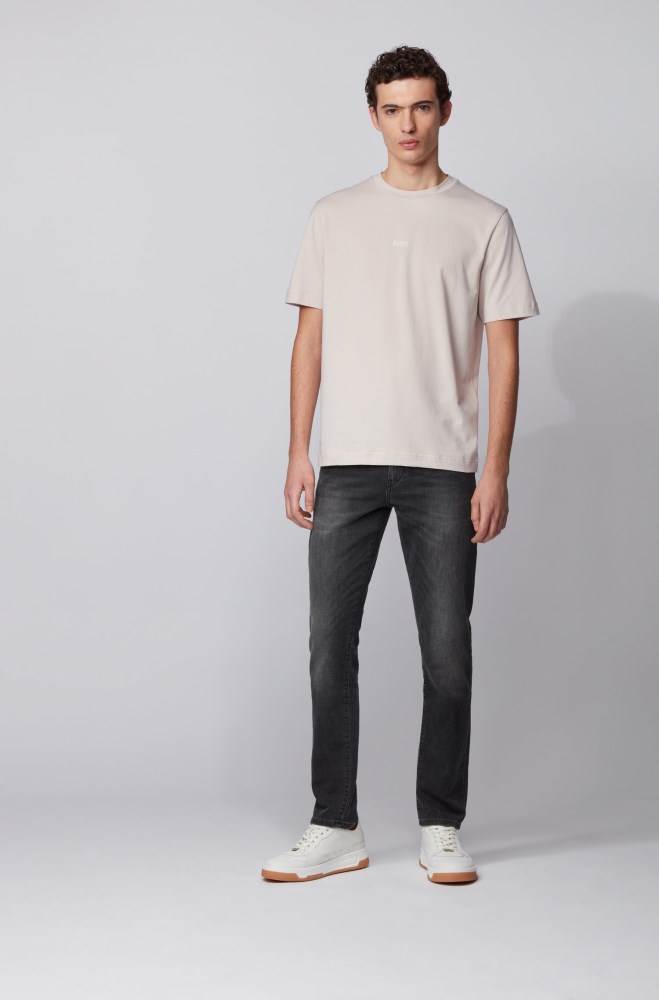 Hugo Boss Relaxed-fit T-shirt Lyse Grå | 0NNfmNmA