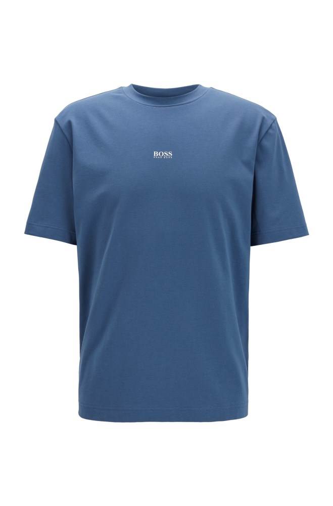 Hugo Boss Relaxed-fit T-shirt Mørke Blå | LcnsHAM7