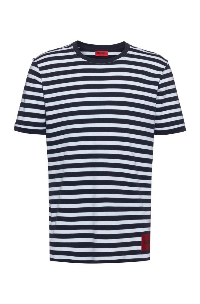 Hugo Boss Relaxed-fit T-shirt Patterned | tjShFQNH