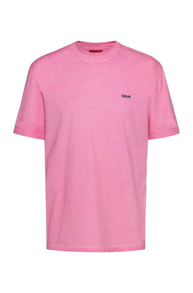 Hugo Boss Relaxed-fit T-shirt Rosa | 1W0LSqv2