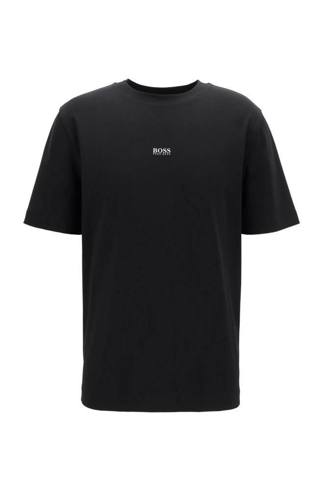 Hugo Boss Relaxed-fit T-shirt Svarte | i1p2evt7