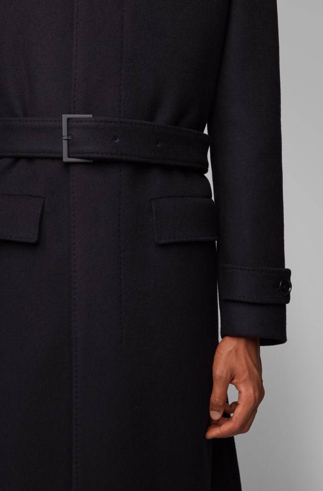 Hugo Boss Relaxed-fit coat Svarte | ggnAsLOg