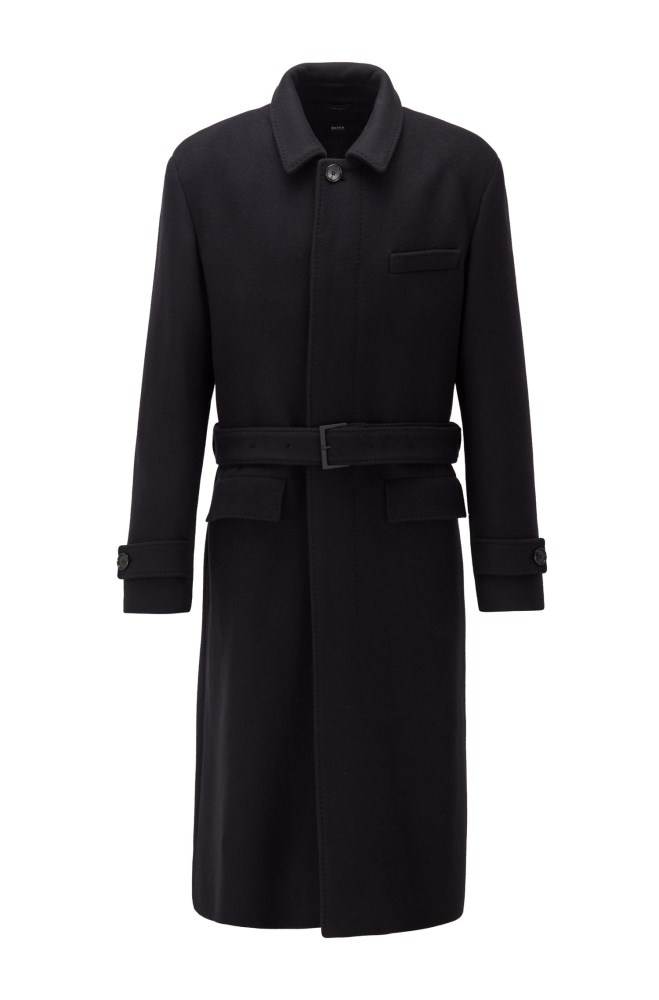 Hugo Boss Relaxed-fit coat Svarte | ggnAsLOg