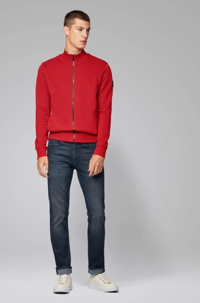 Hugo Boss Relaxed-fit jacket Rød | Zpl9HLHE