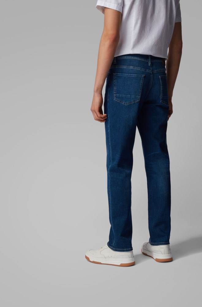 Hugo Boss Relaxed-fit jeans Blå | fNUBVsbt