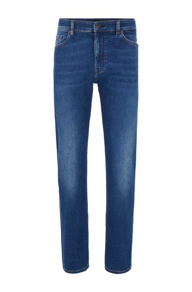 Hugo Boss Relaxed-fit jeans Blå | fNUBVsbt