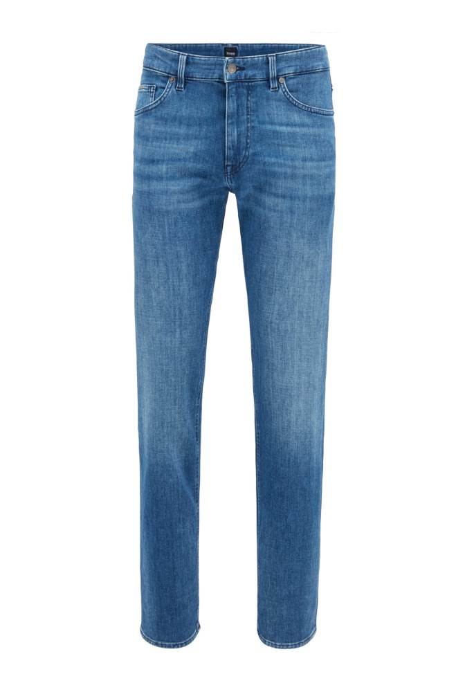 Hugo Boss Relaxed-fit jeans Blå | hqtlGUFt