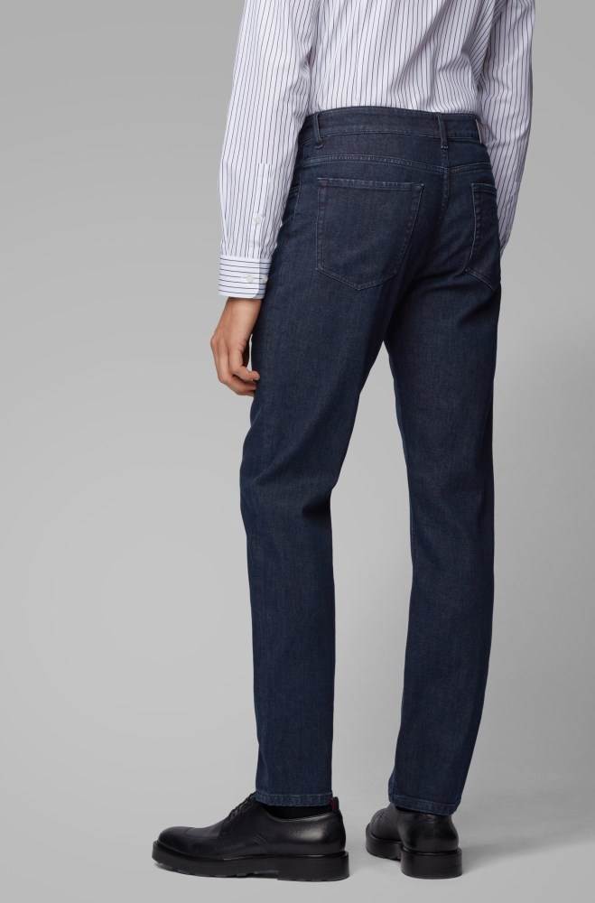 Hugo Boss Relaxed-fit jeans Mørke Blå | ba8eqKhf