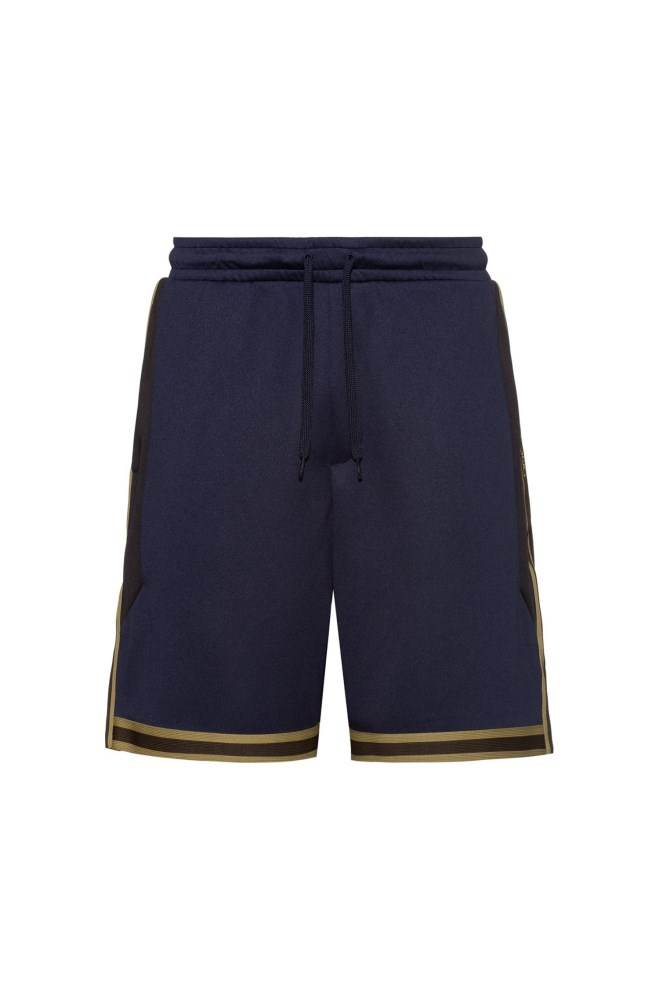 Hugo Boss Relaxed-fit jersey shorts Mørke Blå | RyNSS6T1