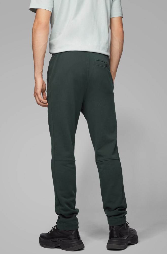 Hugo Boss Relaxed-fit jersey trousers Grønn | 3va30iwj