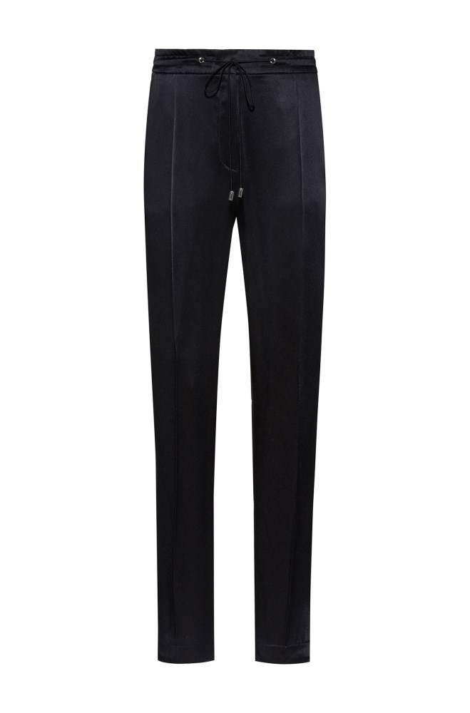 Hugo Boss Relaxed-fit jogging trousers Svarte | AhVp2O4k