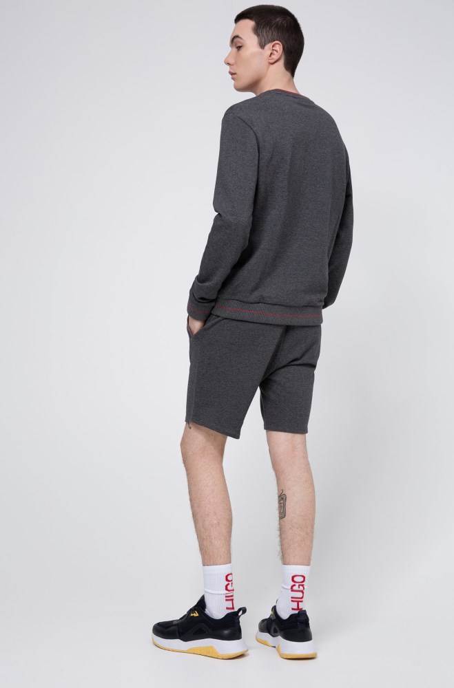 Hugo Boss Relaxed-fit shorts Grå | DEuT8Iqv