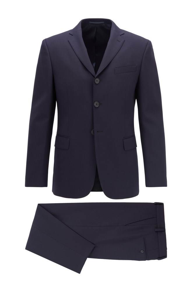 Hugo Boss Relaxed-fit suit Mørke Blå | b0s4XaW9