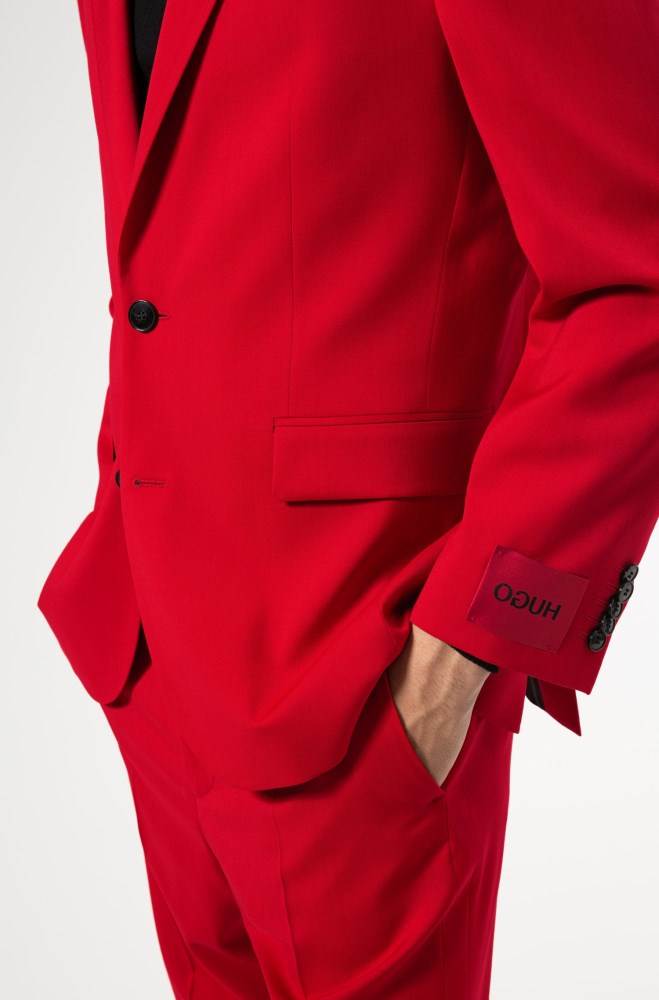 Hugo Boss Relaxed-fit suit Rød | 0pluIs5R