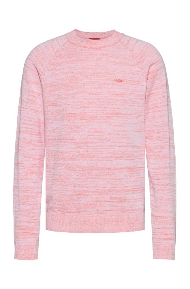 Hugo Boss Relaxed-fit sweater Lyse Rød | y69TLIpF