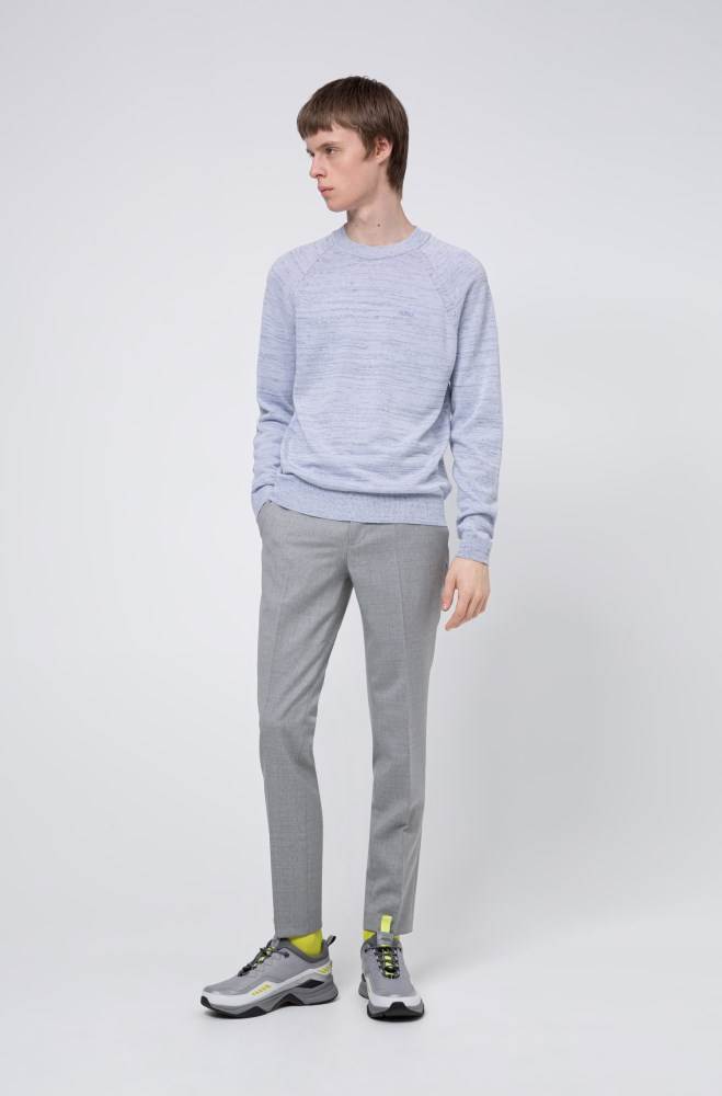 Hugo Boss Relaxed-fit sweater Mørke Blå | rjPVfQ2b