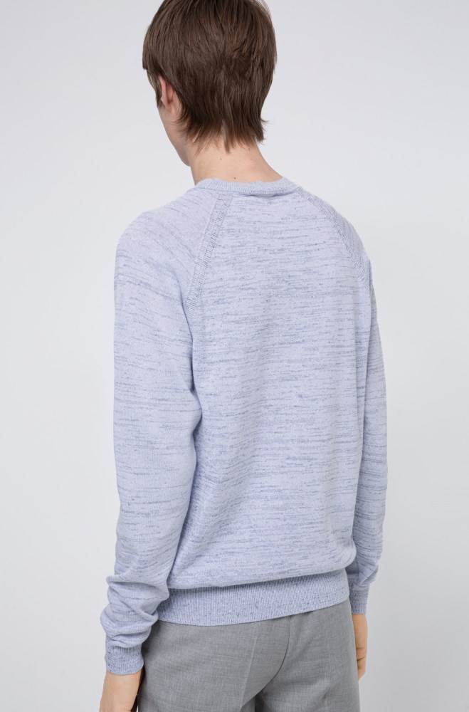 Hugo Boss Relaxed-fit sweater Mørke Blå | rjPVfQ2b