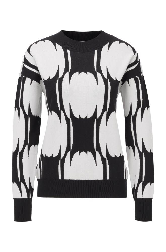 Hugo Boss Relaxed-fit sweater Patterned | TYqsnWqY