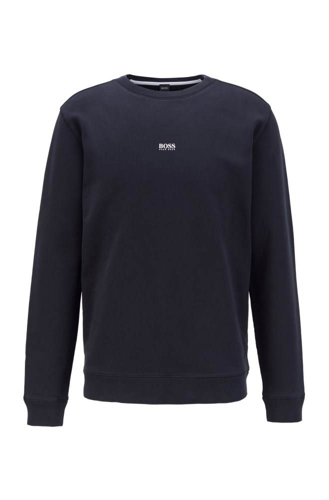 Hugo Boss Relaxed-fit sweatshirt Svarte | n79zZR94