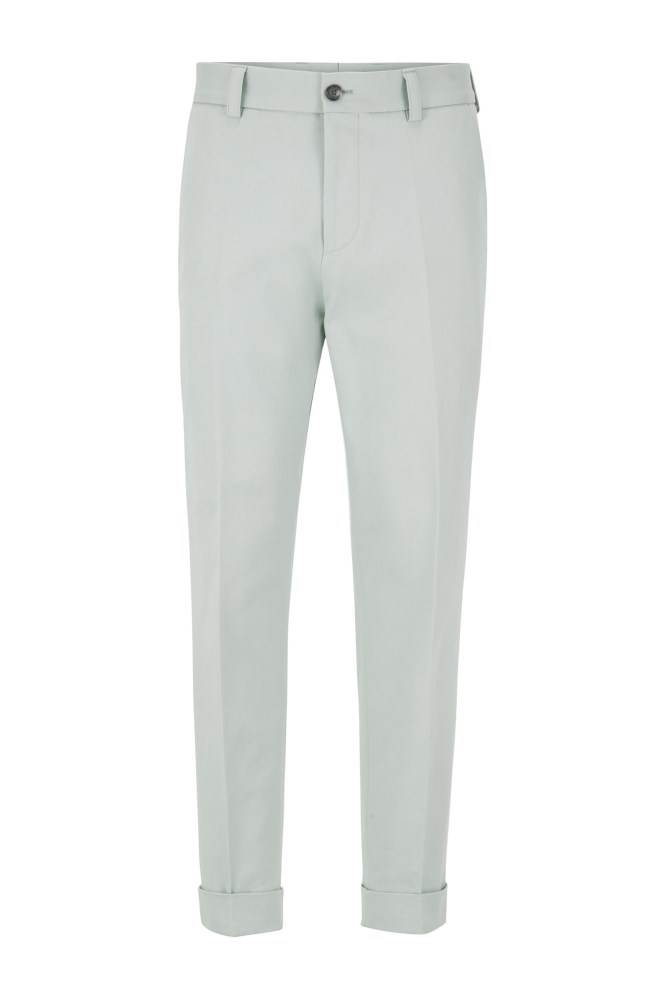 Hugo Boss Relaxed-fit trousers Lyse Grønn | ICocPQqa