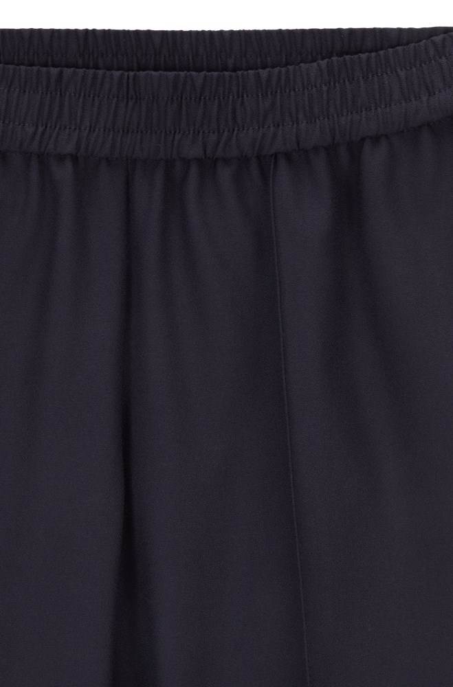 Hugo Boss Relaxed-fit trousers Mørke Blå | H1HeGjUn