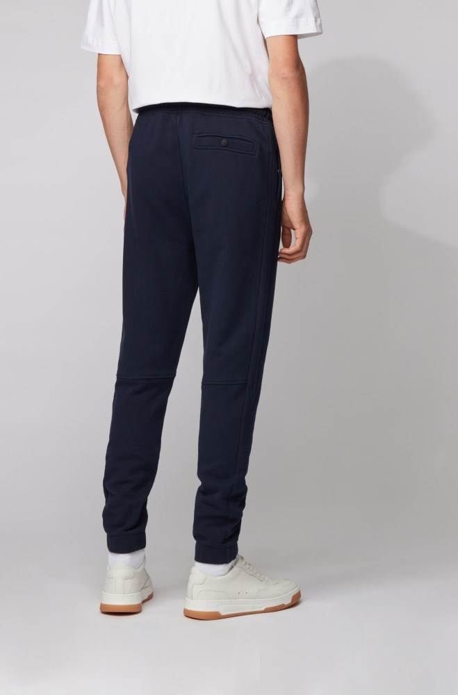 Hugo Boss Relaxed-fit trousers Mørke Blå | Qq49jhst